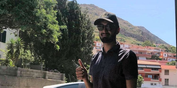 Ashar in Sardina for his undergraduate studies