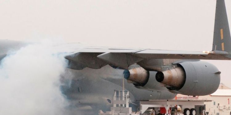 Volcanic ash sprayed into a jet engine as part of NASA’s VIPR experiments