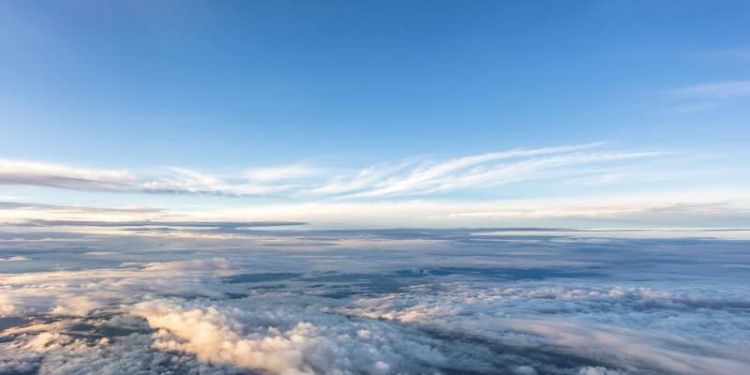 Atmosphere from above the clouds