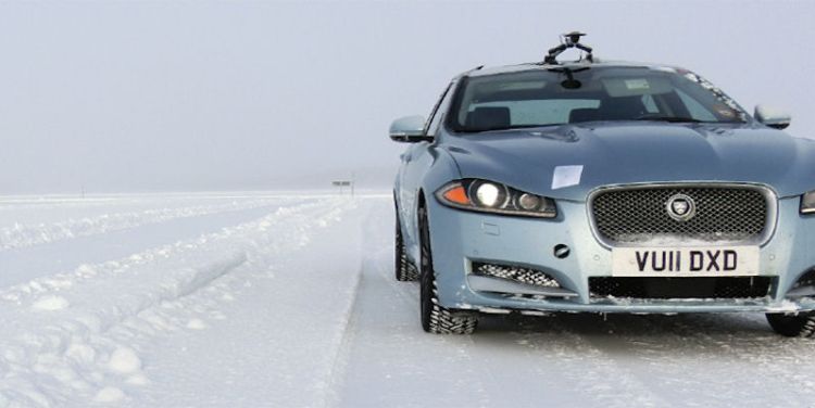 Vehicle on ice