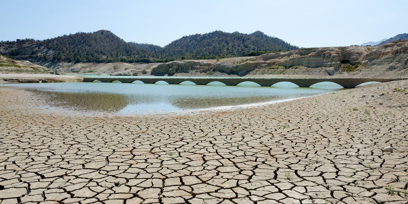Dried river bed