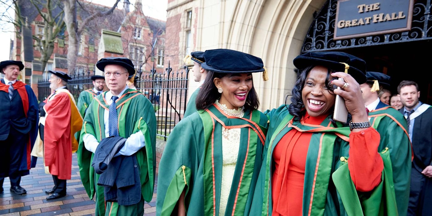 Students graduating from the Faculty of Environment