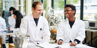 Students in Food Science lab