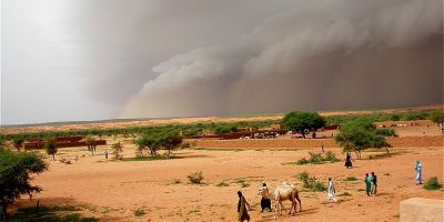 Storm clouds gather in Mali. Picture by Francoise Guichard.