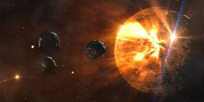 Image of an asteroid
