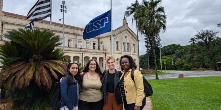 Students from the university of Leeds and York at Sao Paulo