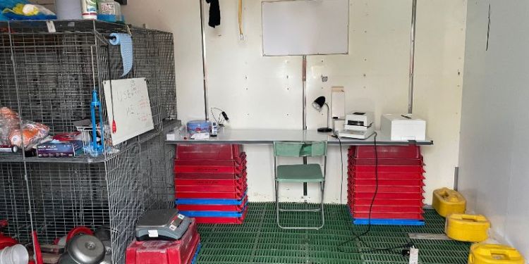 Edward's bioconservation unit at the University of Leeds farm.