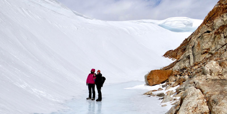 Earth and Environment researchers on a field trip